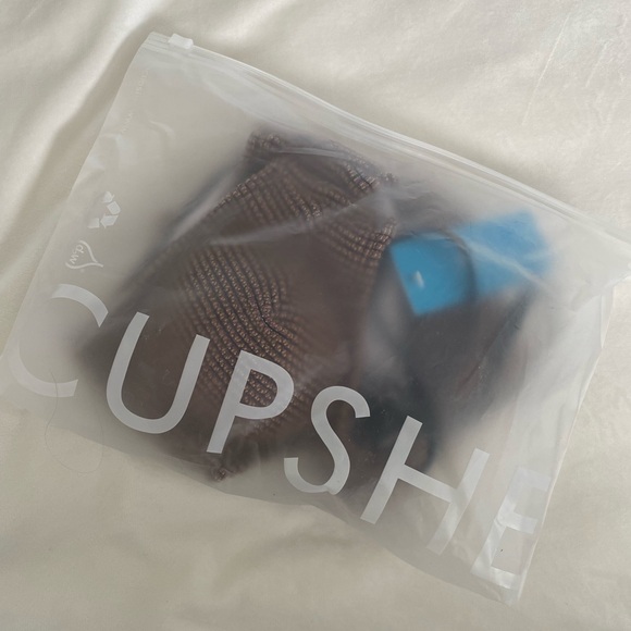 CupShe Rib Mineral Wash Scoop Neck Top & Hipster Bikini Set size small - Picture 5 of 5